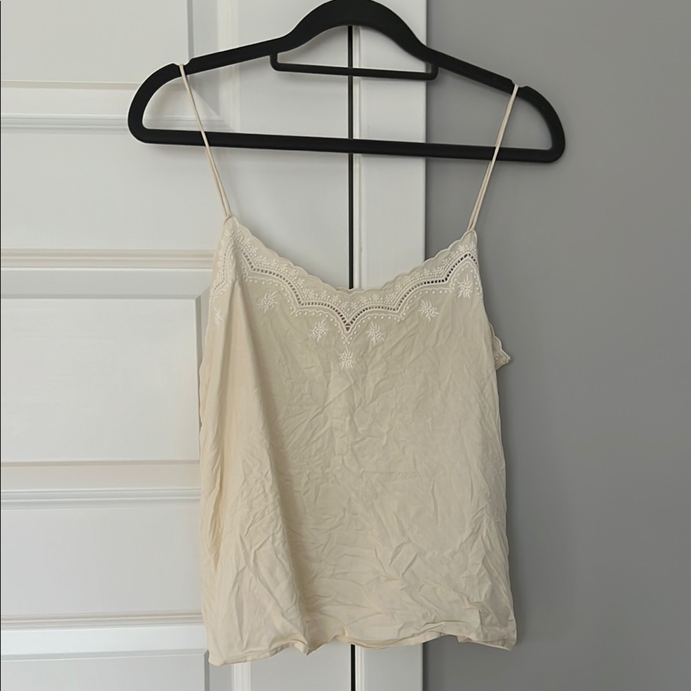 Sezane Palma Top 100% silk Small